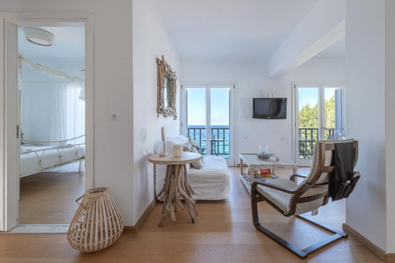 Uno Luxury Apartment With Sea View Livadia  Luaran gambar
